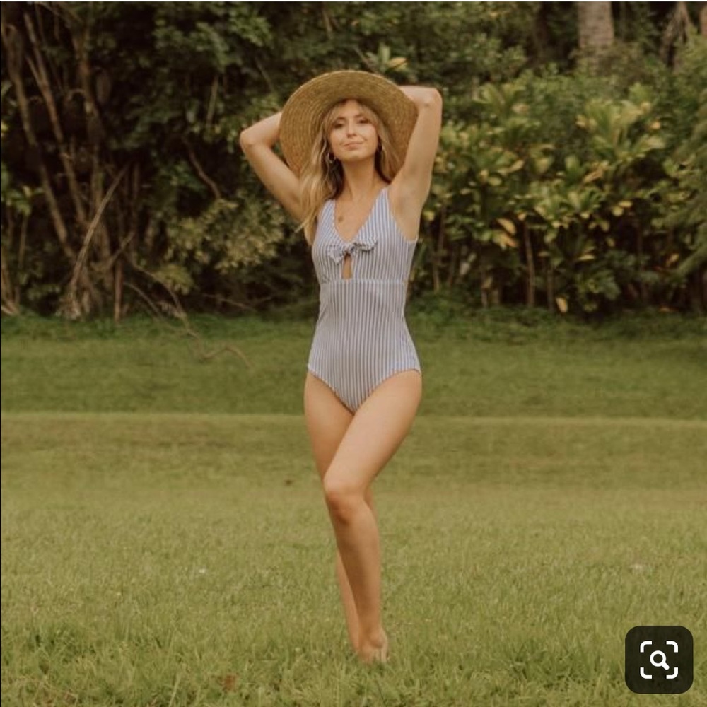 Albionfit knot top one piece swimsuit